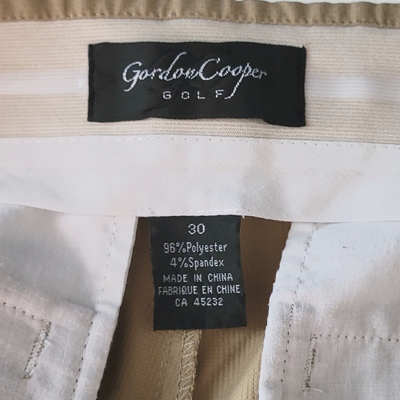 Men's Tan Golf Shorts - Size 30 - Picture 3 of 3